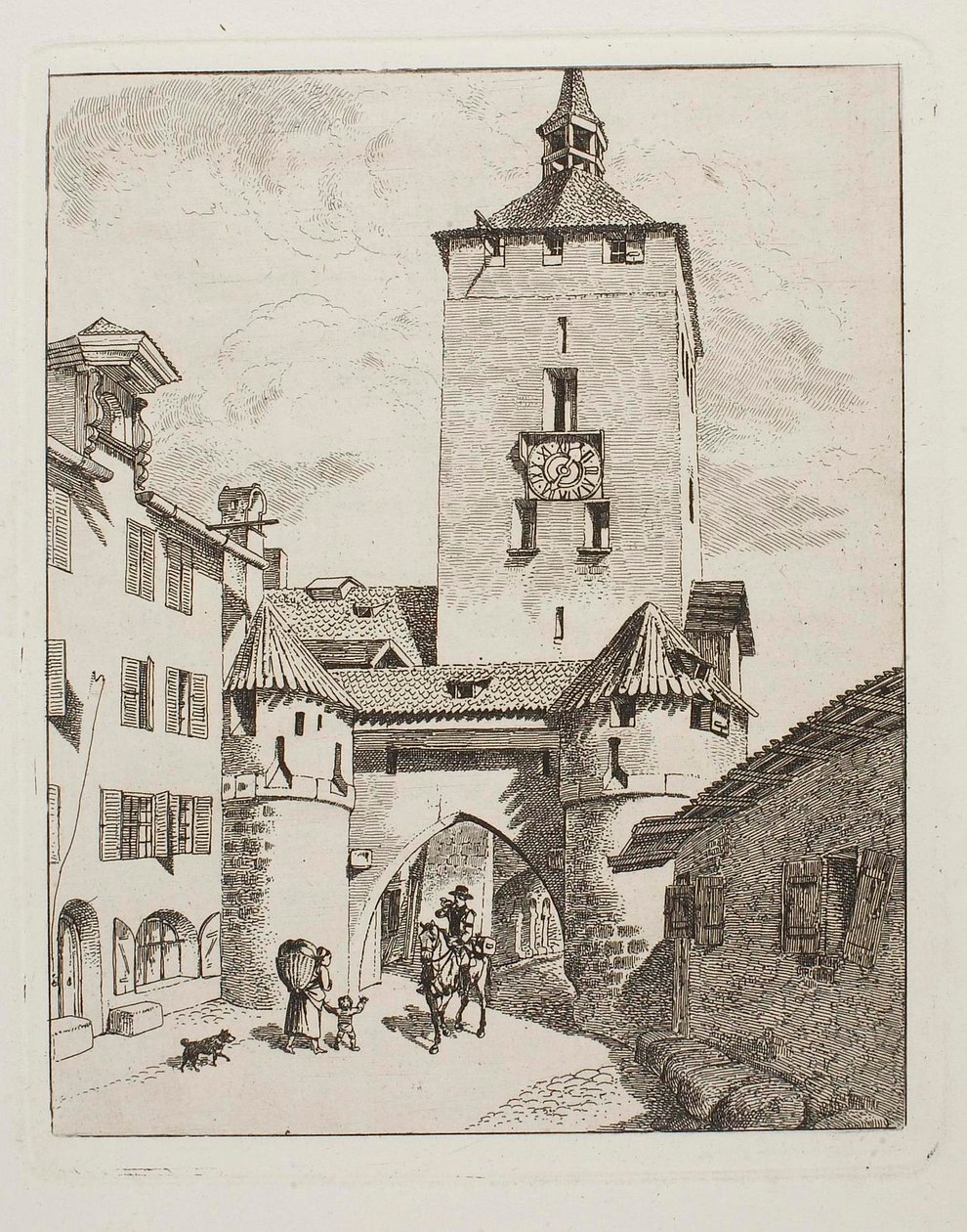 Porten i Nürnberg av Johann Adam Klein