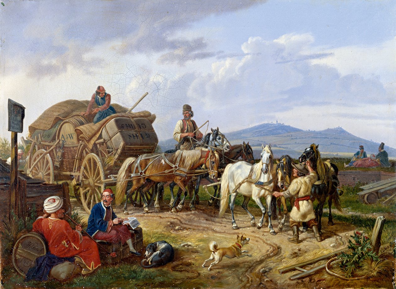 Valakisk fraktvogn av Johann Adam Klein