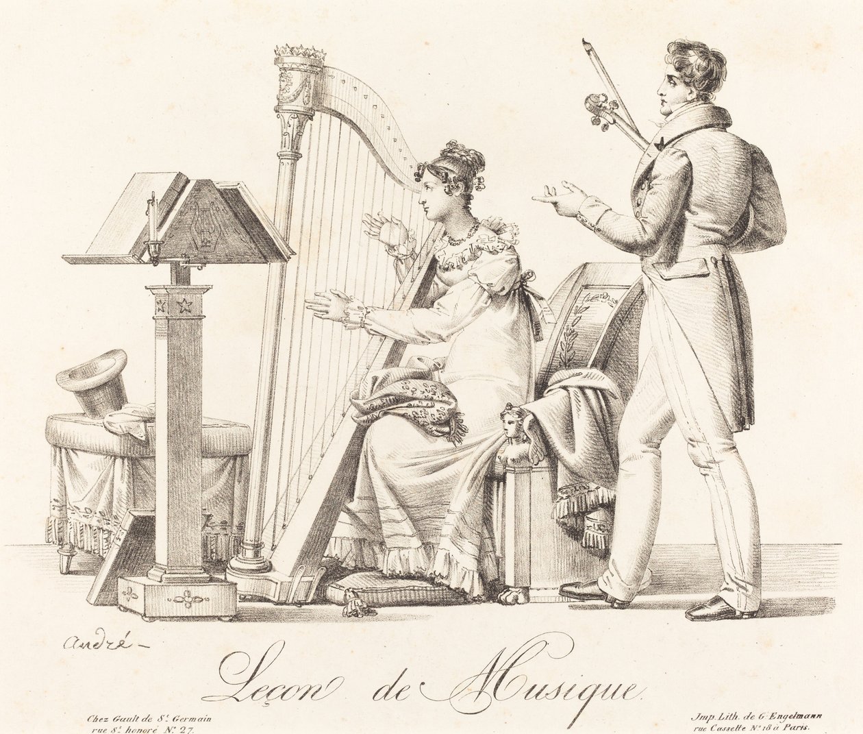 Musikk Leksjon Musikk Leksjon. av Johann Anton André