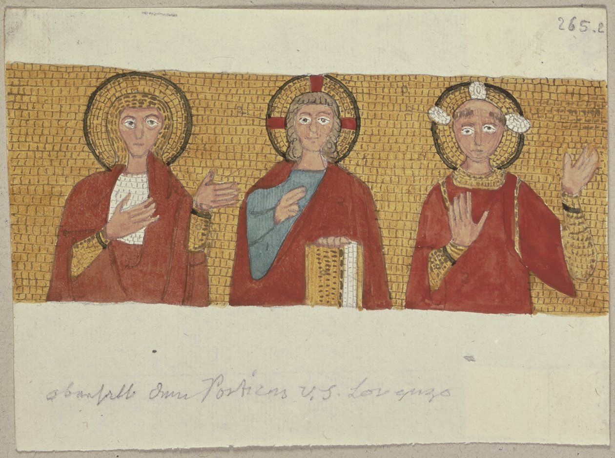 Aus: Sammlung von Umrissen und Durchzeichnungen, Band 1, Blatt 100 av Johann Anton Ramboux