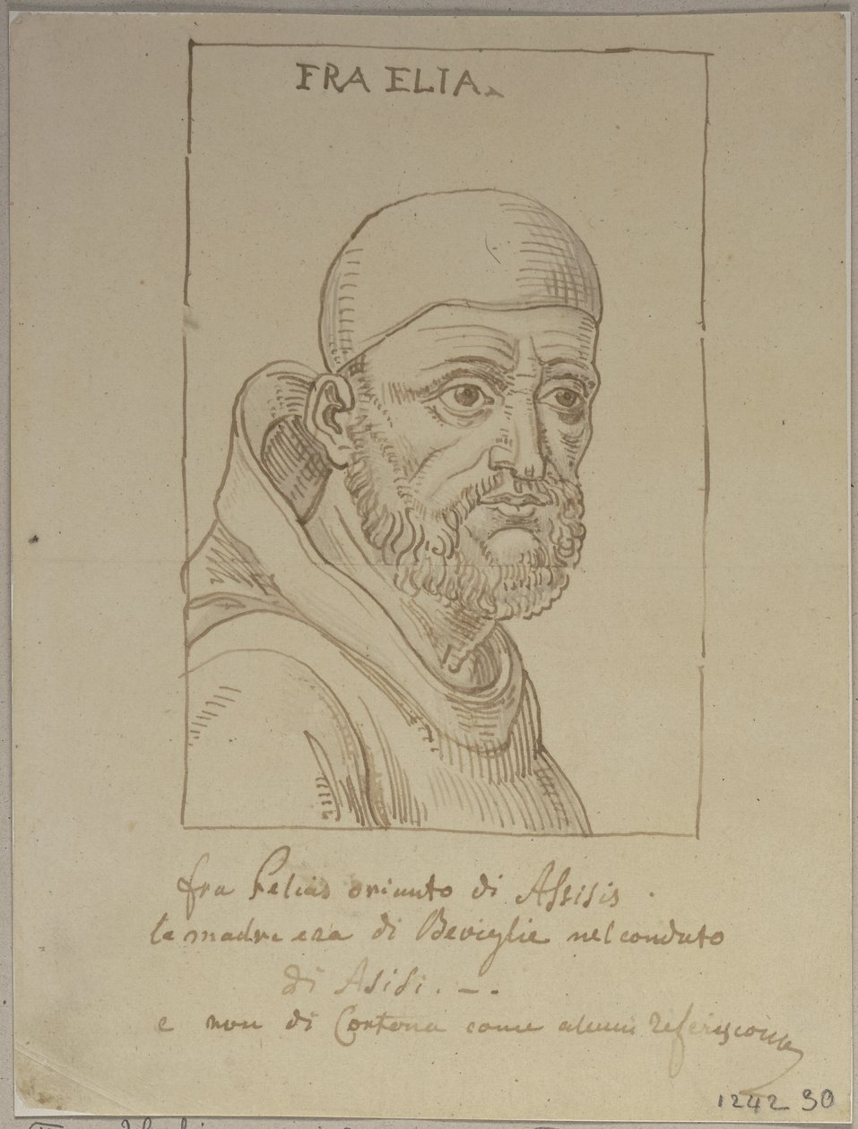 Fra: Samling av omriss og gjennomtegninger, bind 2, blad 111 av Johann Anton Ramboux