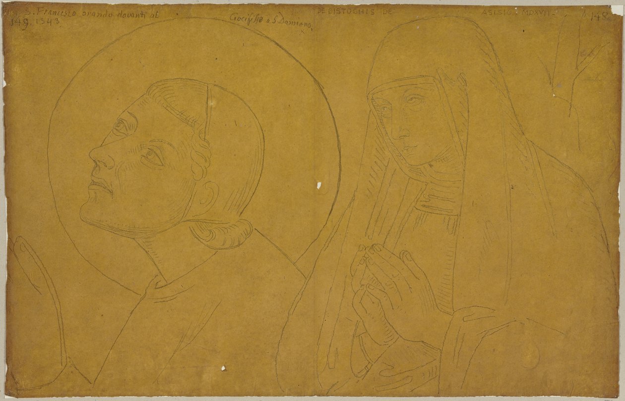 Aus: Sammlung von Umrissen und Durchzeichnungen, Band 3, Blatt 102 av Johann Anton Ramboux