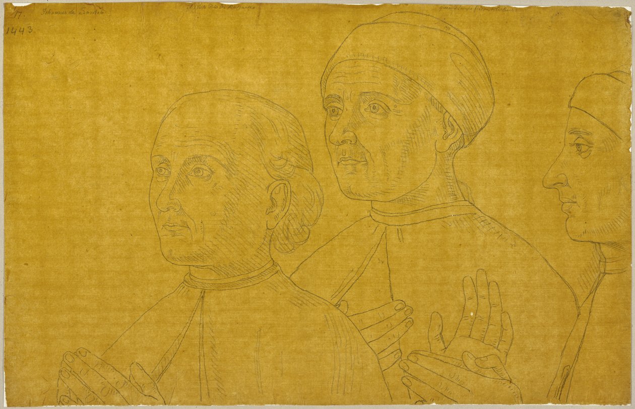 Fra: Samling av konturer og gjennomtegninger, bind 7, blad 65 av Johann Anton Ramboux
