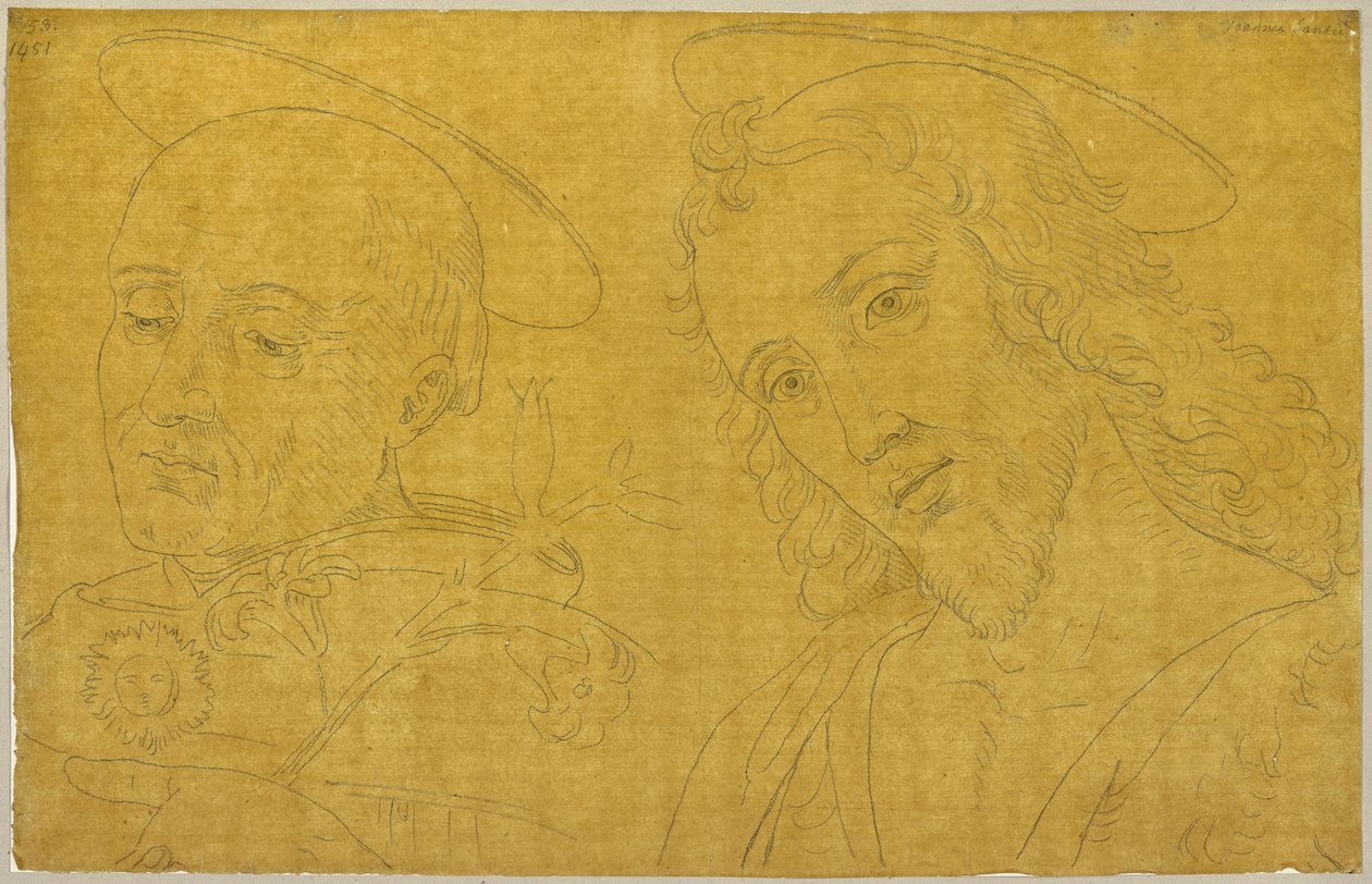 Fra: Samling av omriss og gjennomtegninger, bind 7, blad 73 av Johann Anton Ramboux