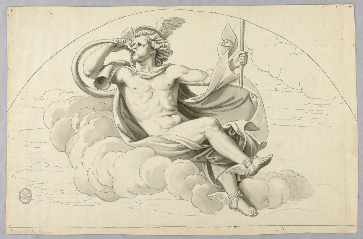Hermes av Johann August Nahl the Younger