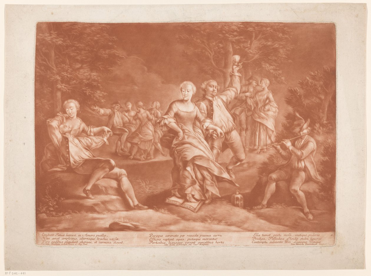 Dansefest i friluft av Johann Baptist Enzensberger