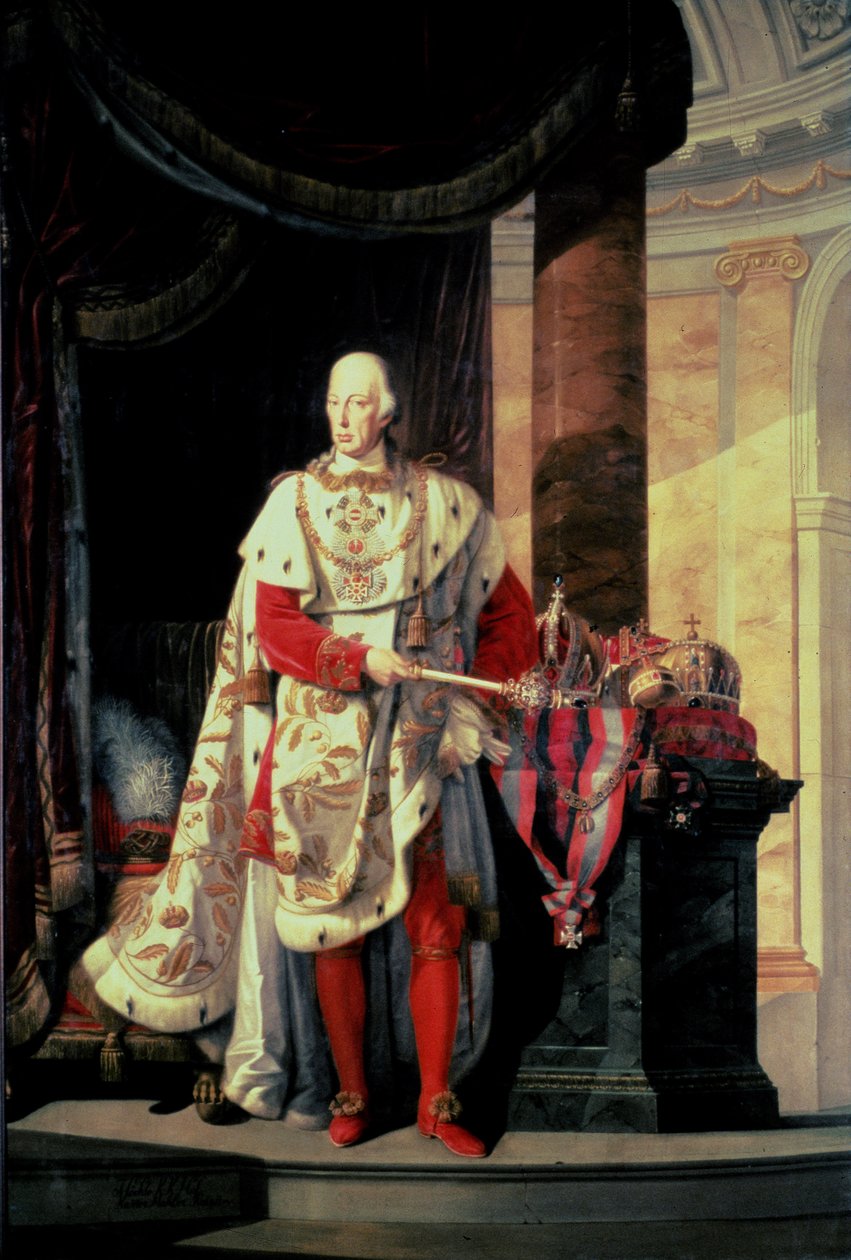 Keiser Frans I av Østerrike, 1800-tallet av Johann Baptist Hoechle