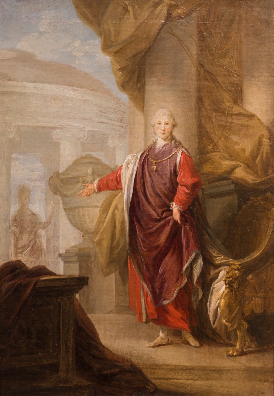 Portrett av Wenzel Anton, prins av Kaunitz-Rietberg av Johann Baptist I Lampi