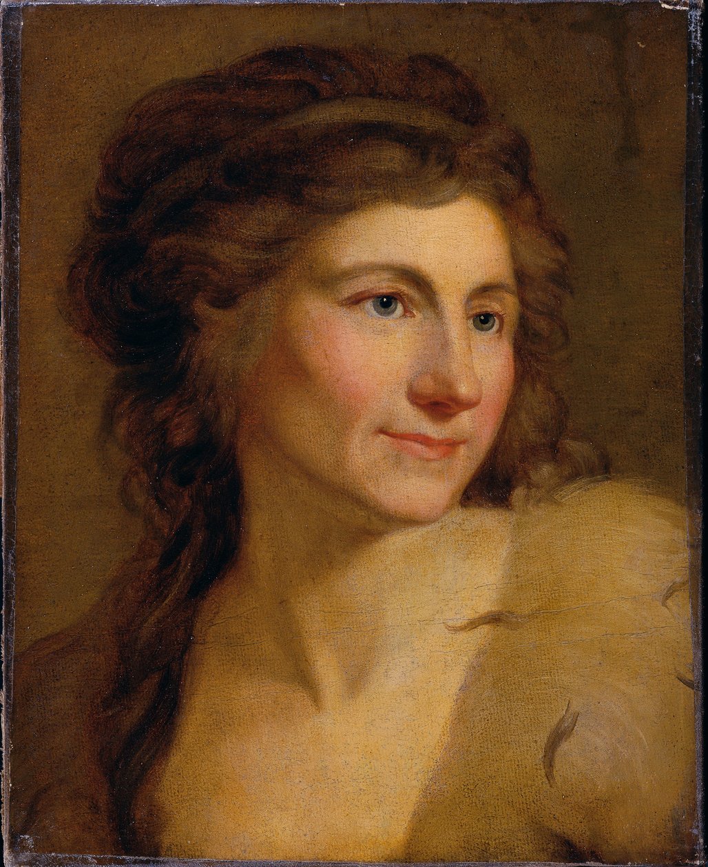 kvinneportrett av Johann Baptist Lampi d. Ä.