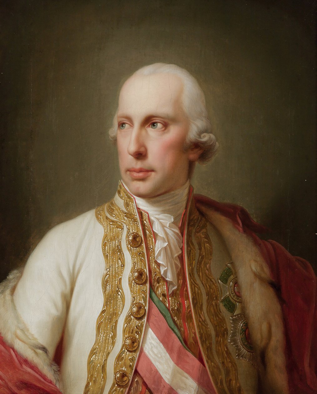 Portrett av den hellige romerske keiser Frans II 1768-1835 av Johann Baptist Lampi the Younger