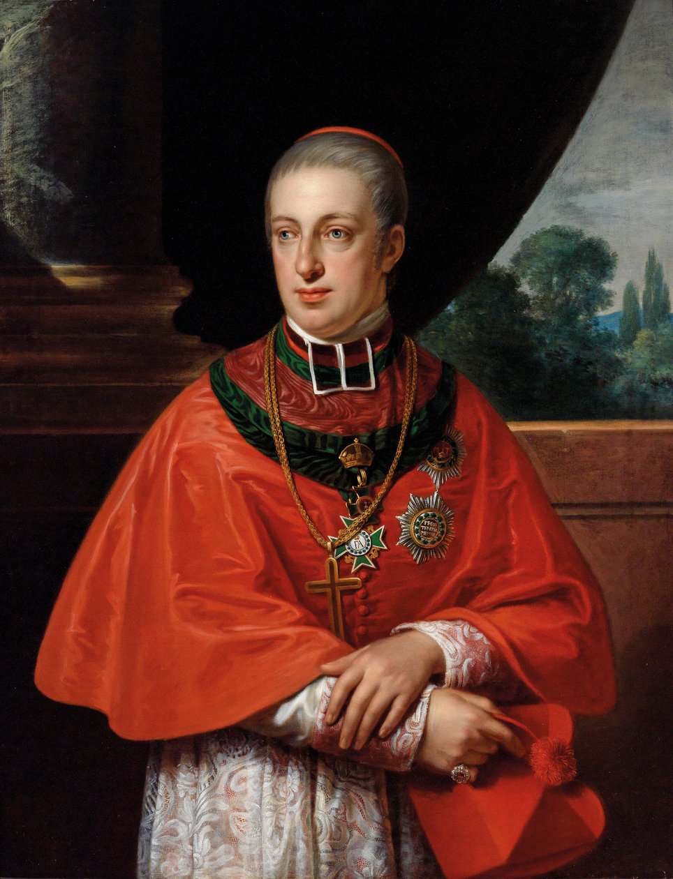 Erkehertug Rudolf av Østerrike 1788-1831. av Johann Baptist von Lampi the Elder