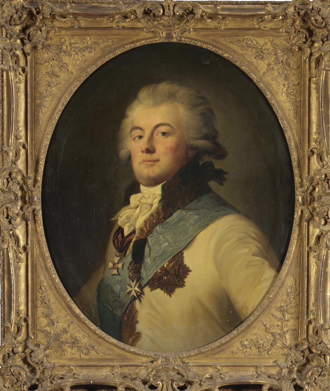 Portrett av admiral juli Litta Giulio Renato de Litta Visconti Arese av Johann Baptist von Lampi the Elder