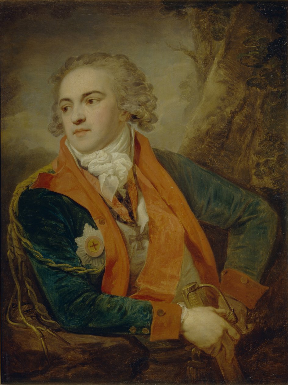 Portrett av grev Stepan Stepanovich Apraksin 1757-1827, 1793 av Johann Baptist von Lampi the Elder