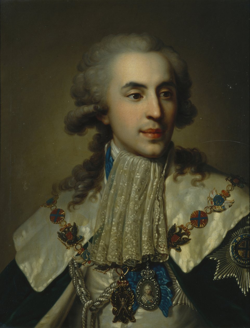 Portrett av prins Platon Zubov 1767-1822, 1793 av Johann Baptist von Lampi the Elder