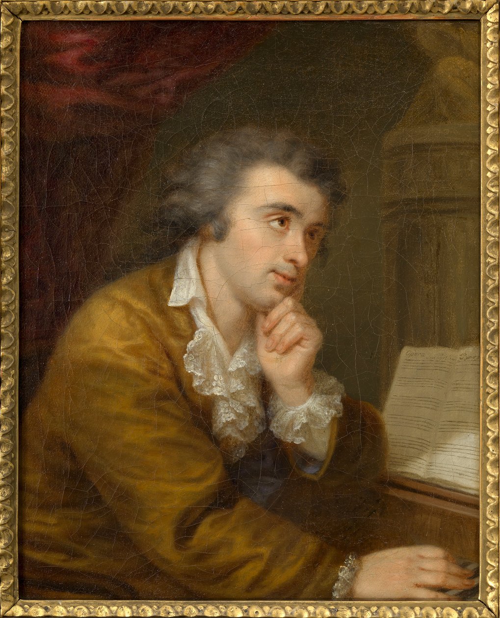 Portrett av pianist og komponist Joseph Wölfl 1773-1812, ca. 1795. av Johann Baptist von Lampi the Elder