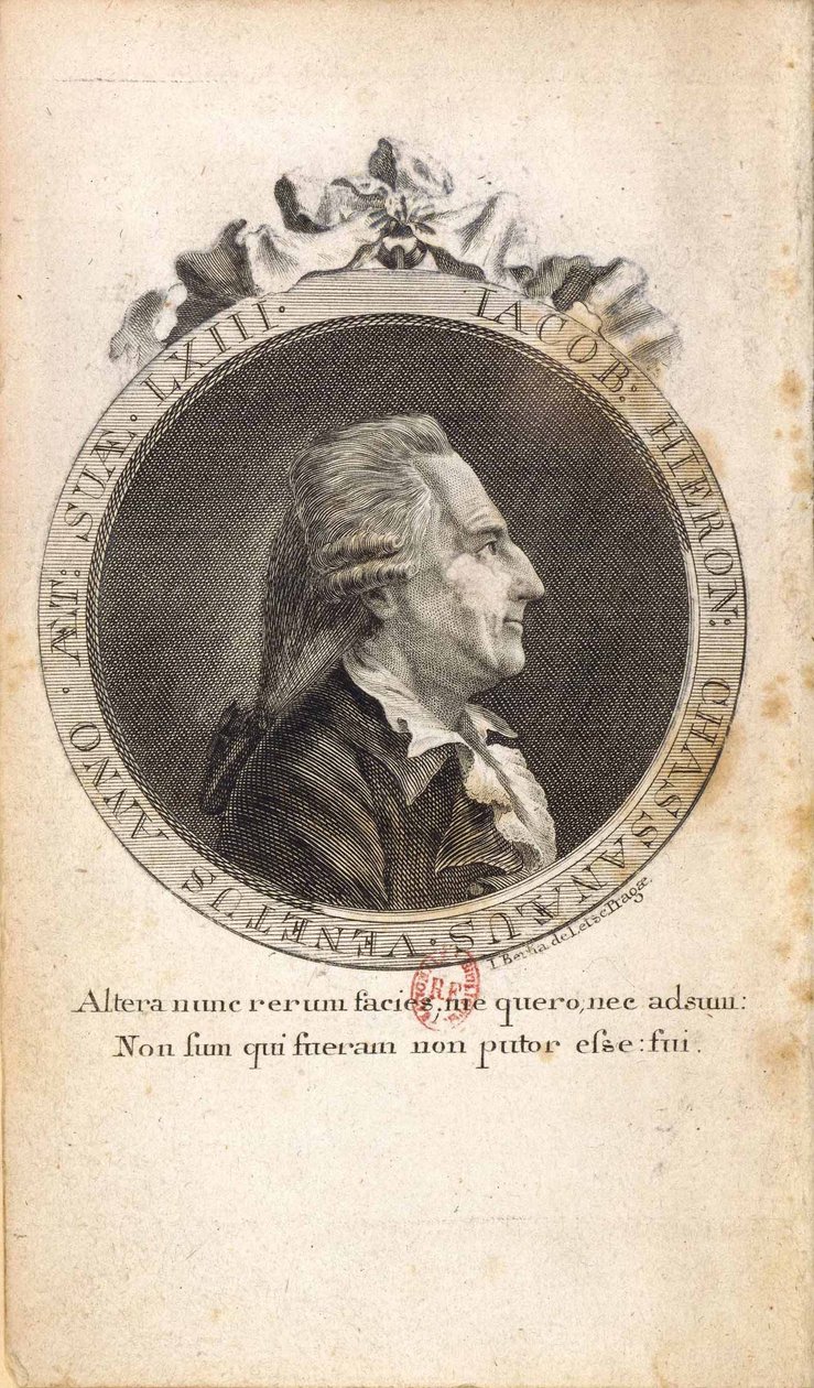 Portrett av Giacomo Girolamo Casanova 1725-1798 av Johann Berka
