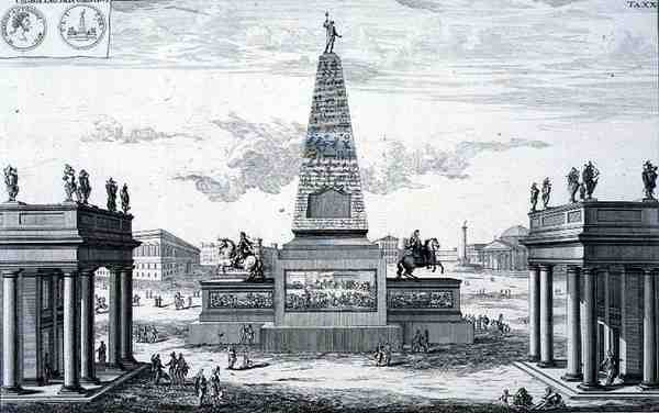 Obelisk dedikert til Marcus Aurelius Antoninus (161-80) og Lucius Aurelius Verus (161-69), Hellas, fra 