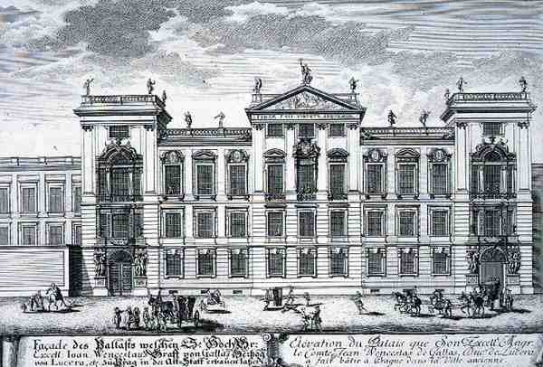The Palace of Count John Wenceslas, Praha, fra 