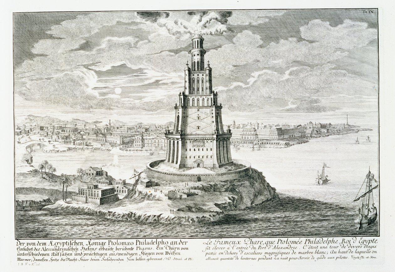 Pharos of Alexandria, plate 9 fra 