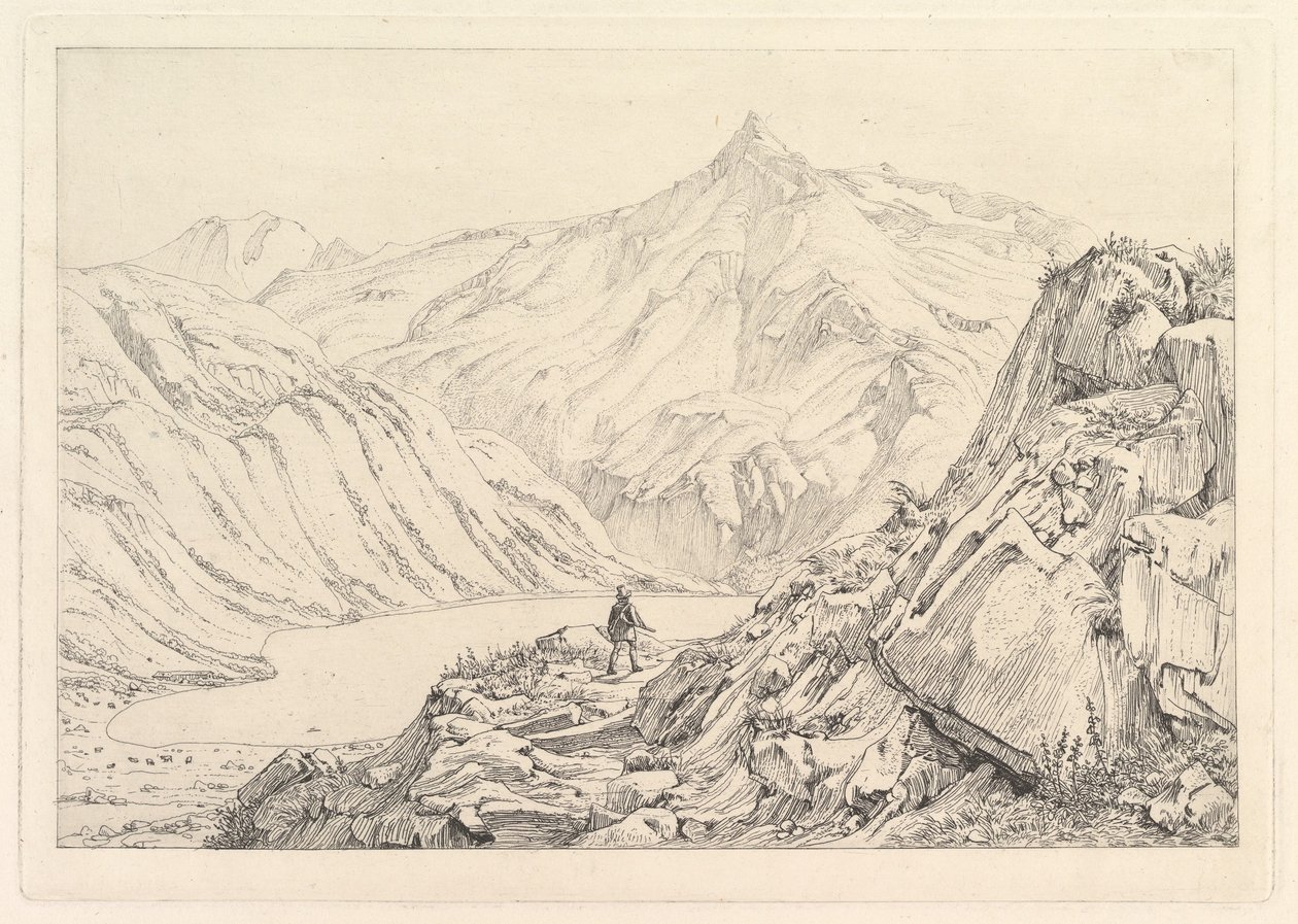Bockhart Lake Der Bockhardsee, tidlig på 1800-tallet. av Johann Christian Erhard