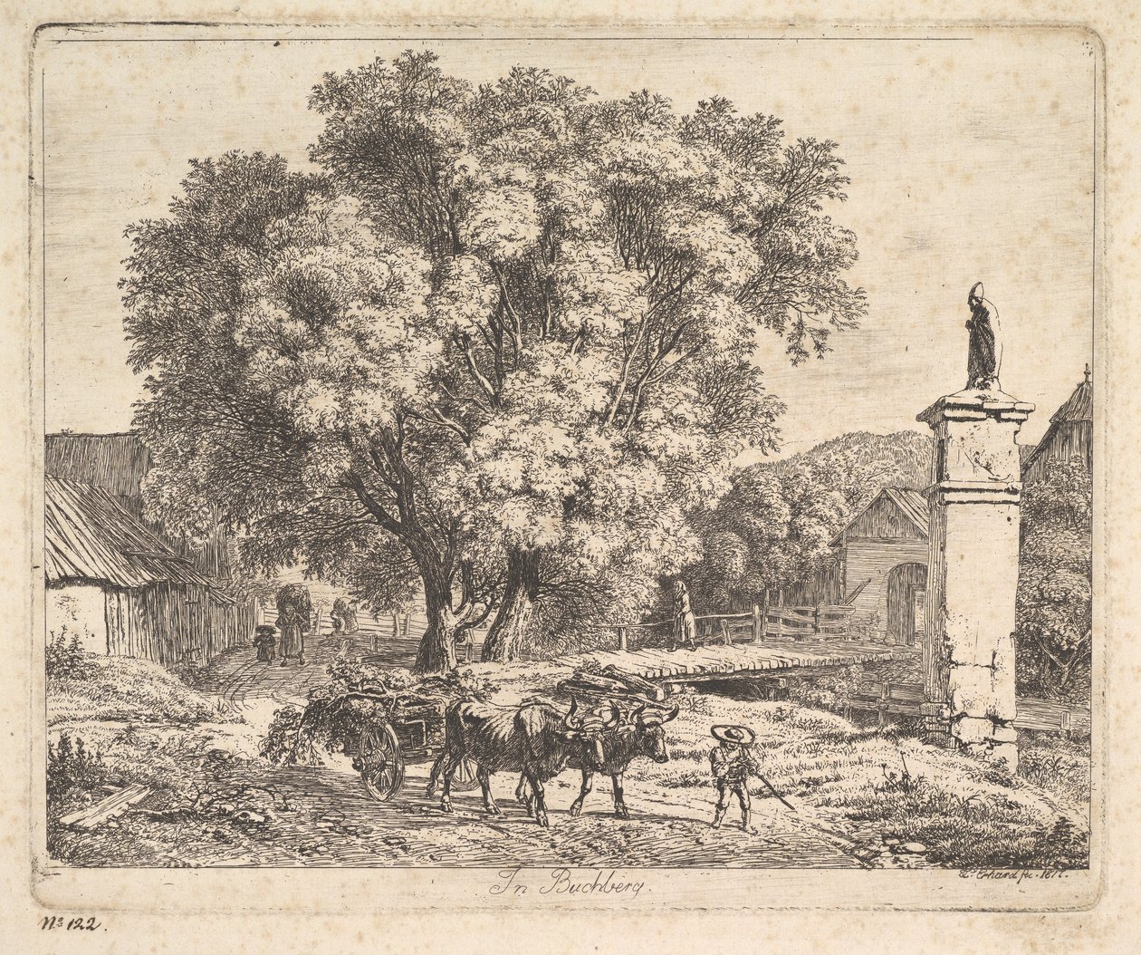I Buchberg, 1817. av Johann Christian Erhard