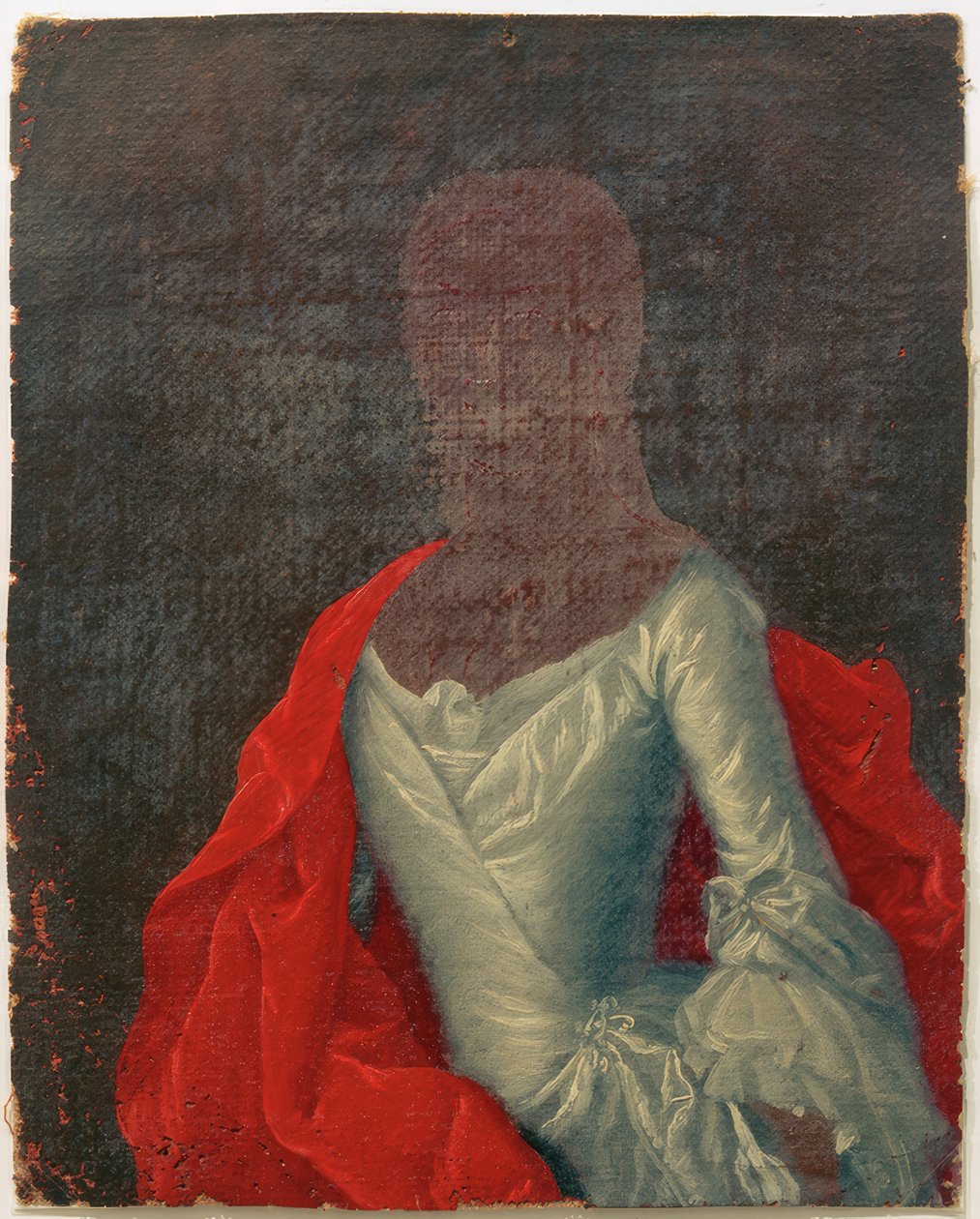 Kostymestudie av en dame av Johann Christian Fiedler