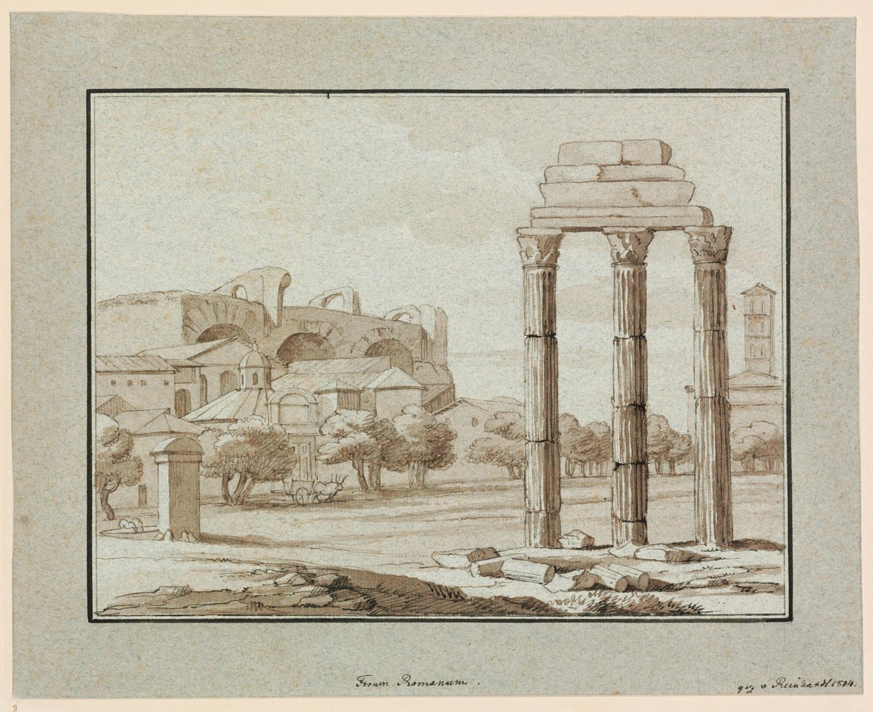 Forum Romanum av Johann Christian Reinhart