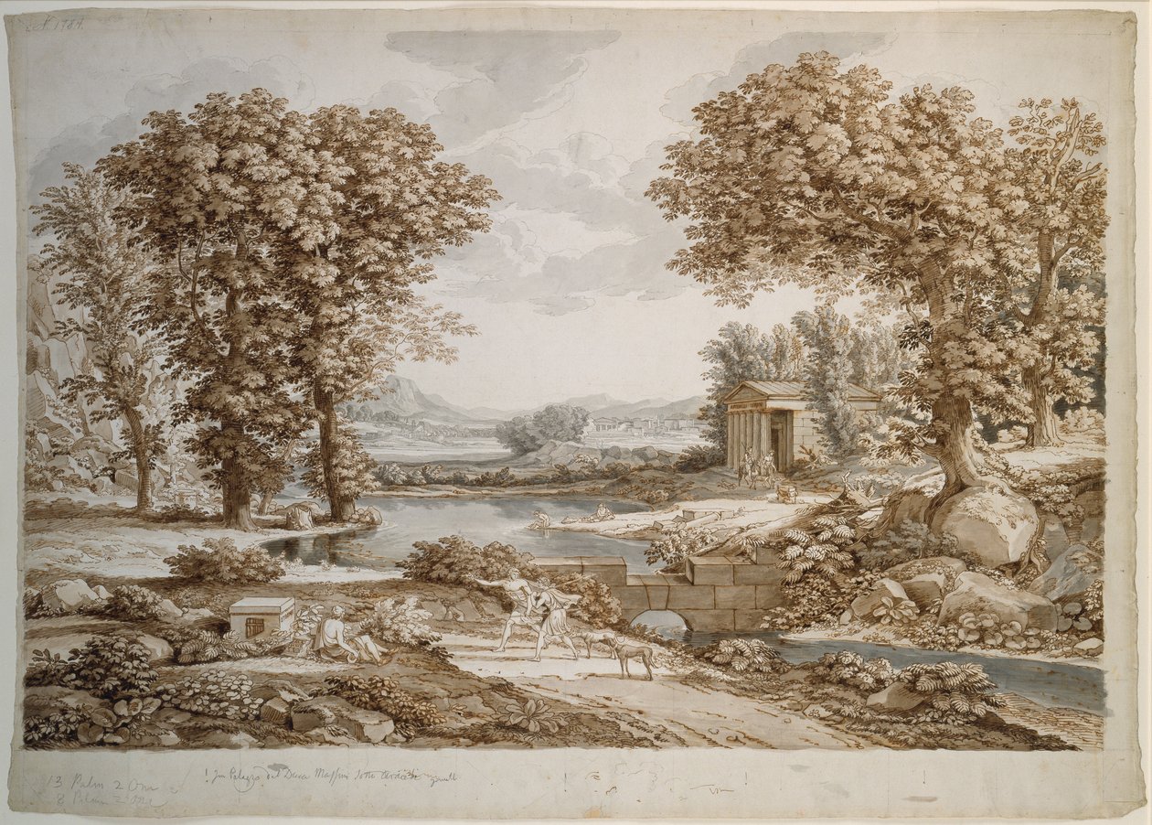 Heroisk landskap av Johann Christian Reinhart