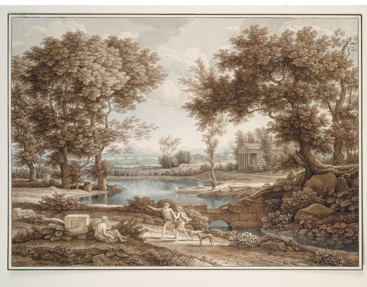 Heroisk landskap av Johann Christian Reinhart