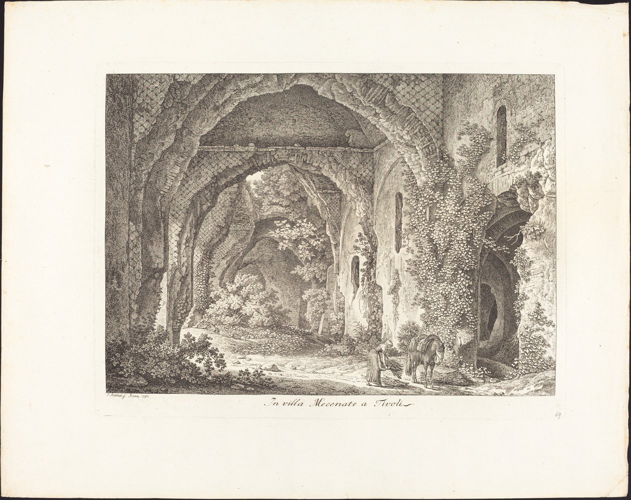 I Villa Mecenate av Johann Christian Reinhart