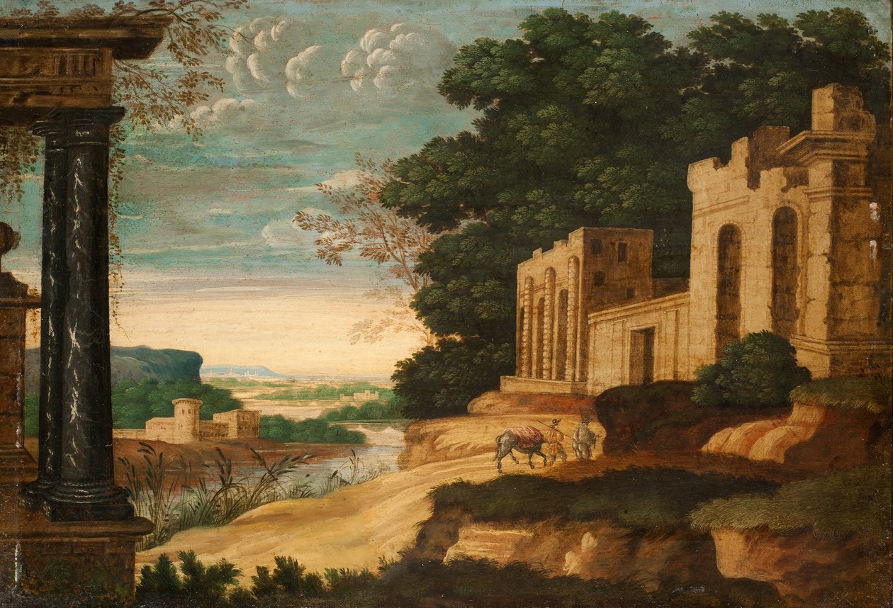 Klassisk landskap av Johann Christian Reinhart
