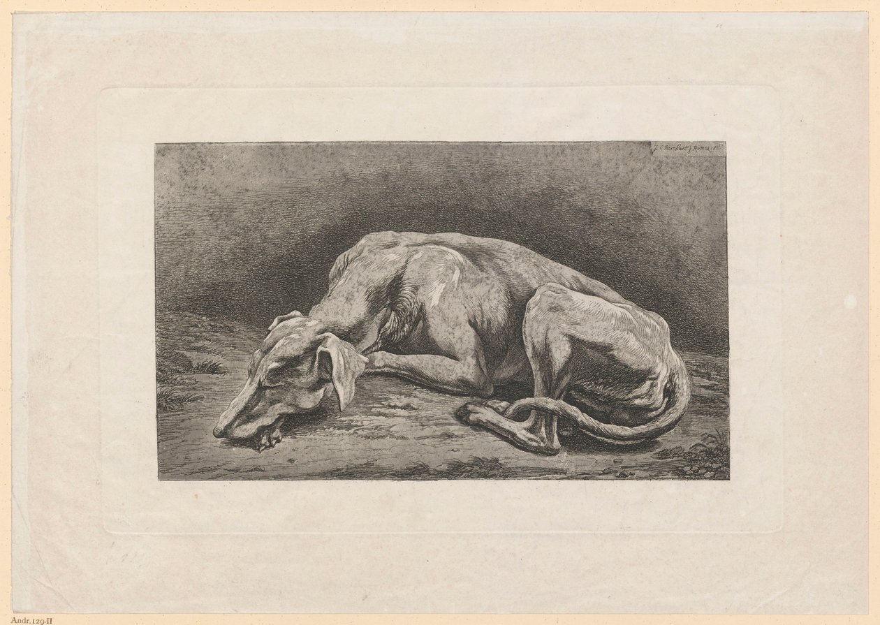 Sovende mynde av Johann Christian Reinhart