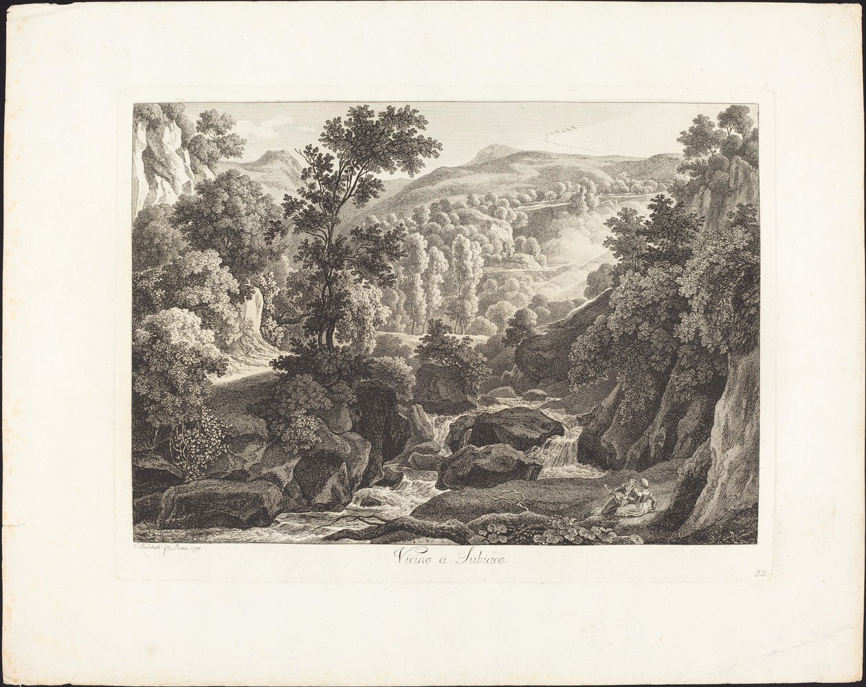Nær Subiaco av Johann Christian Reinhart