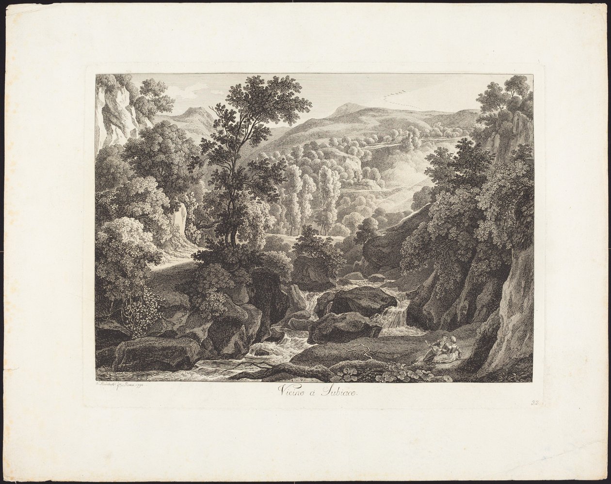 Nær Subiaco av Johann Christian Reinhart