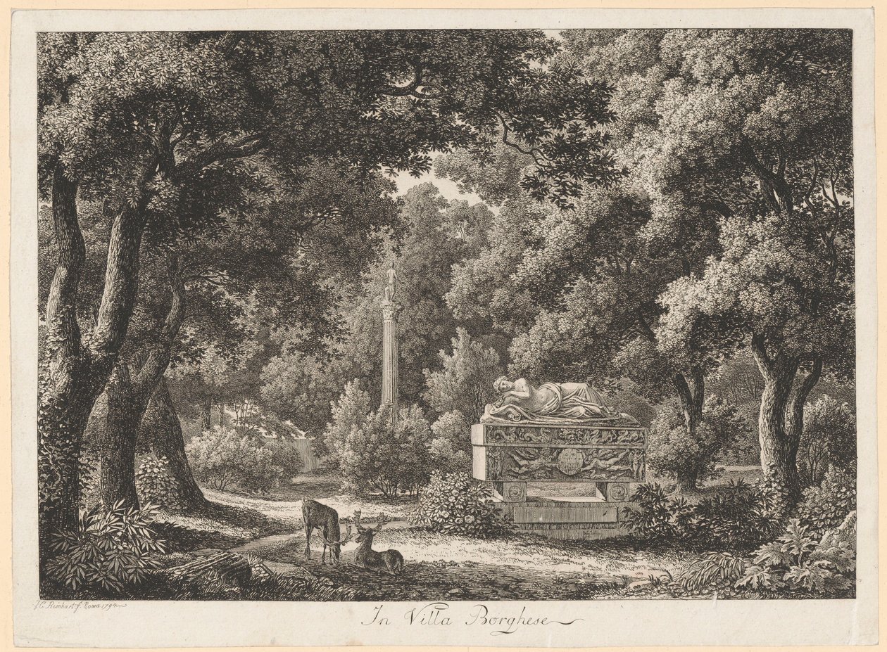 I hagene til Villa Borghese av Johann Christian Reinhart