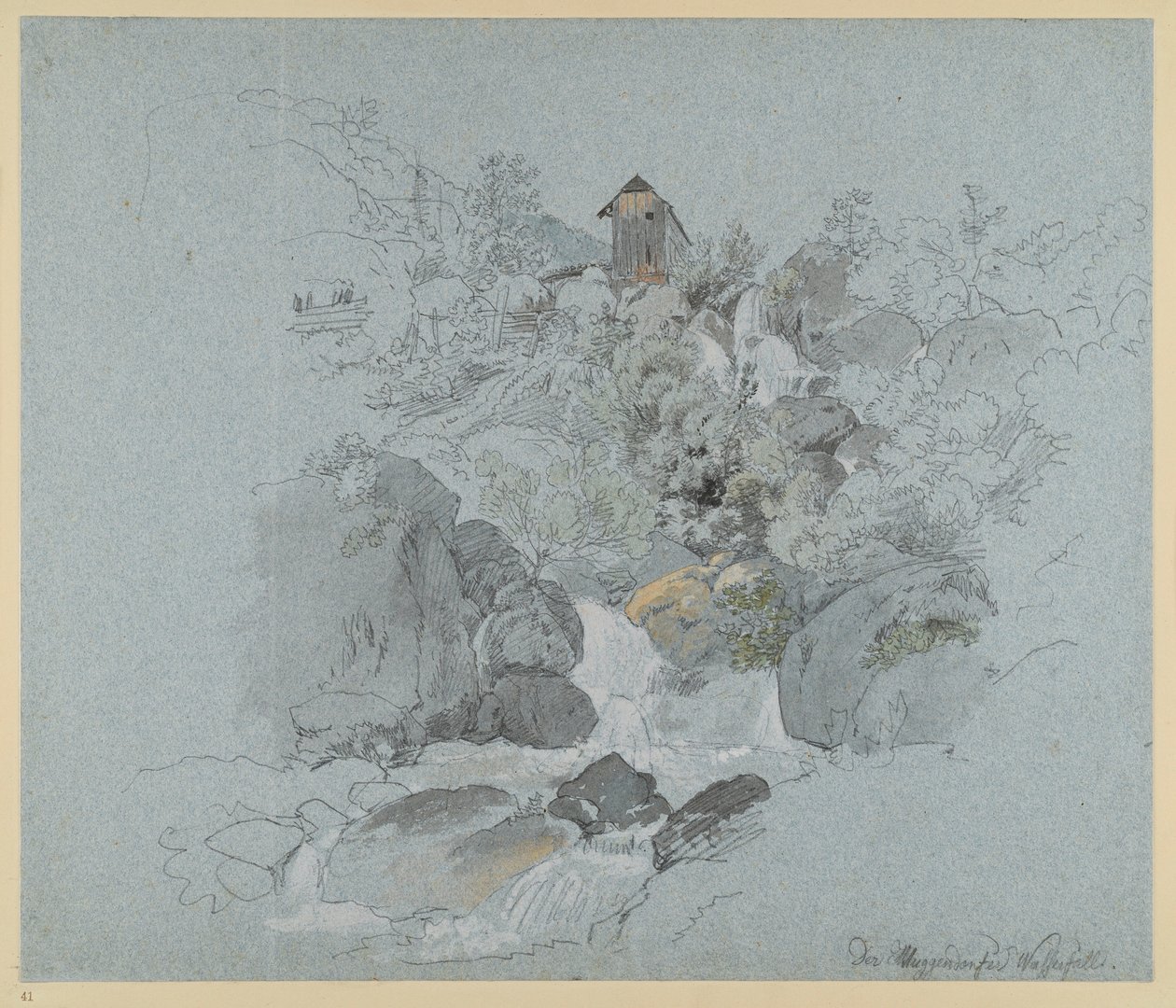 Muggendorf-fossen av Johann Christoph Erhard