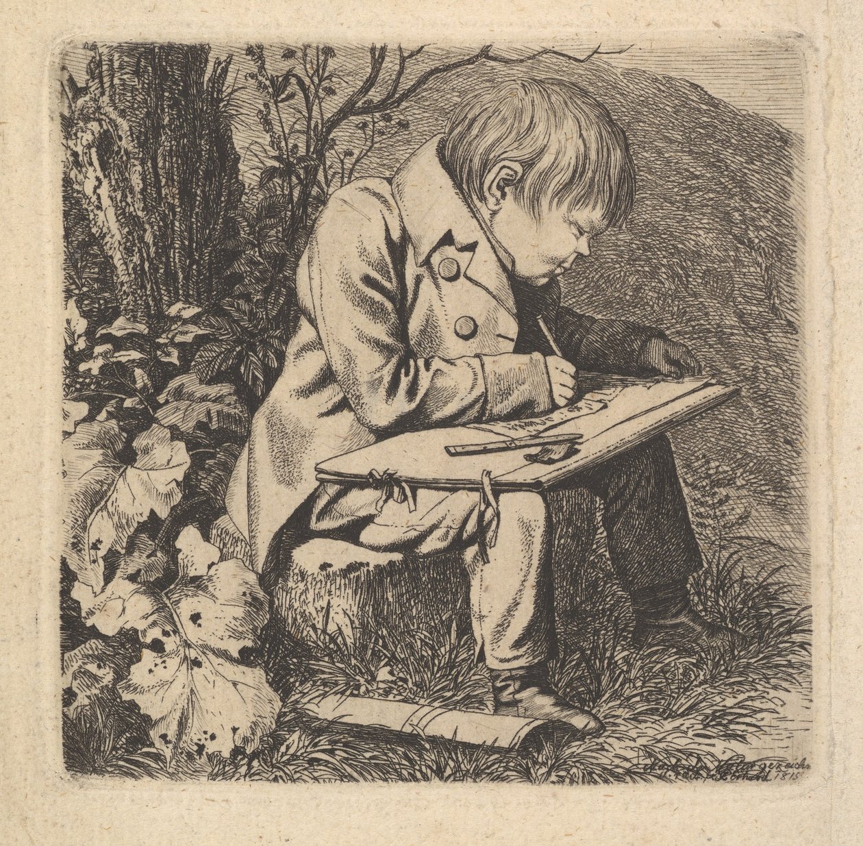 Kunstneren Hoffman av Johann Christoph Erhard