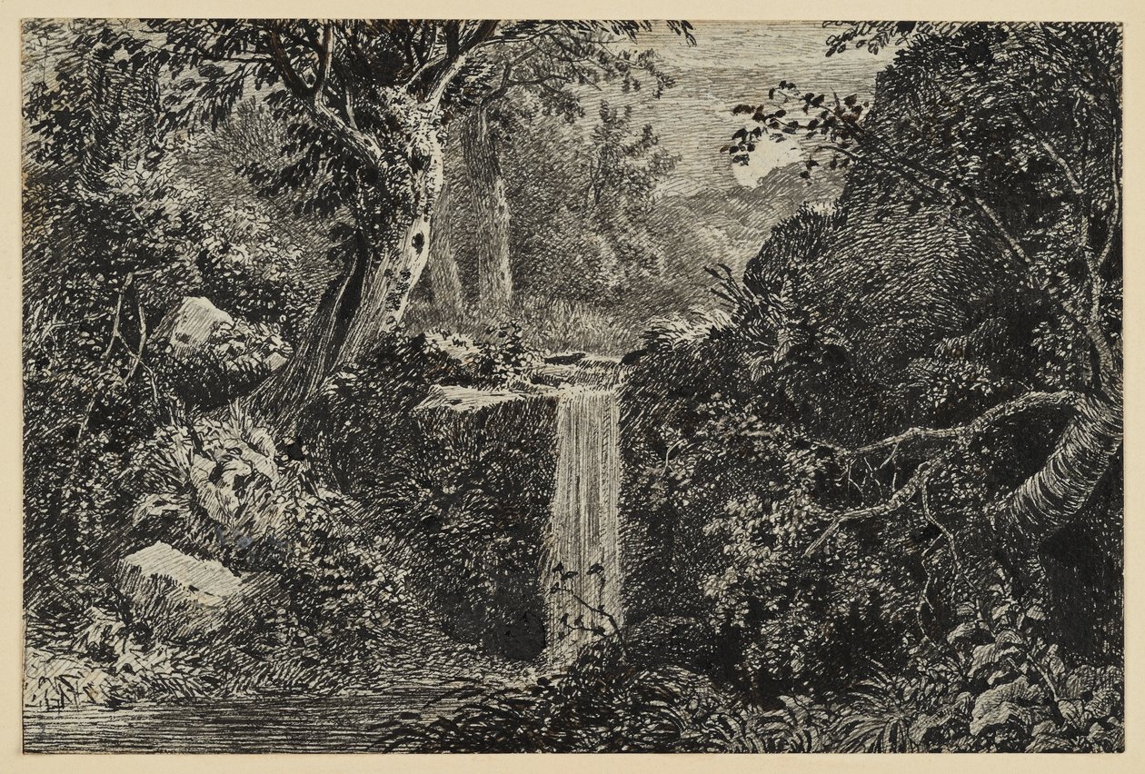 Foss i skogen av Johann Christoph Erhard