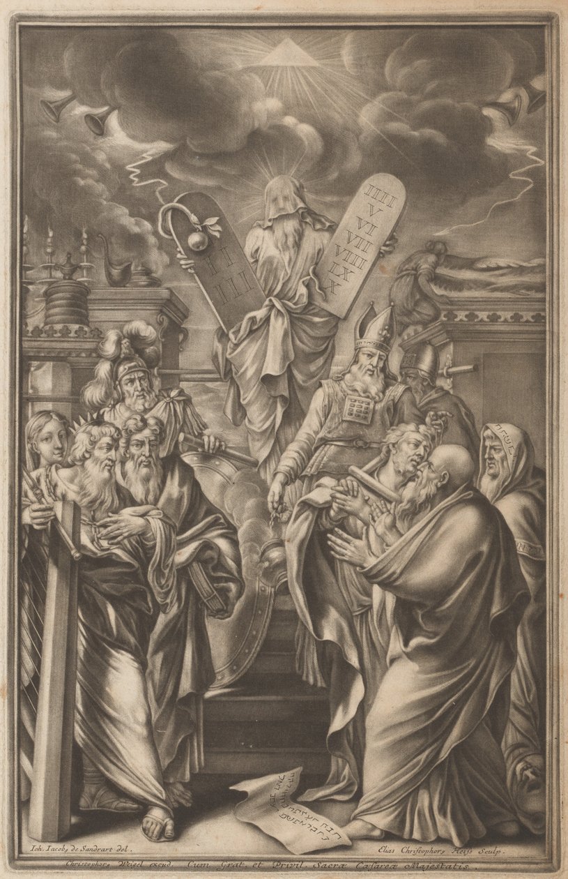 Ectypa Bible (bildebibel) av Johann Christoph Weigel