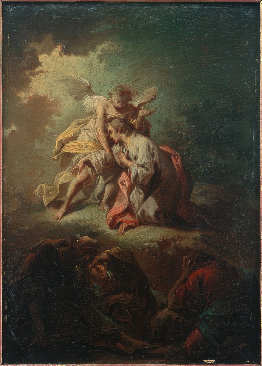 Kristus på Oljeberget av Johann Conrad Seekatz