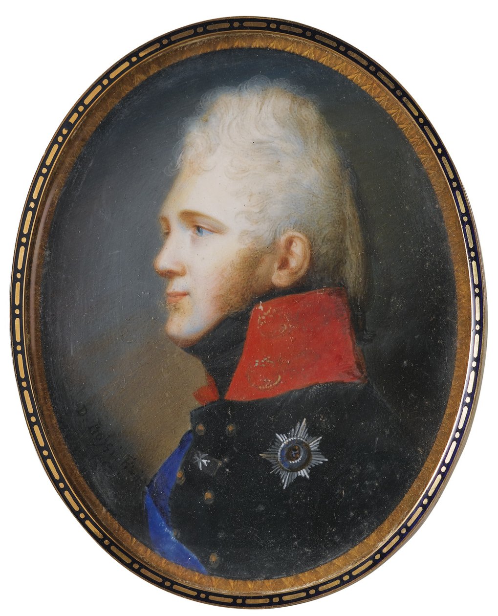 Portrett av keiser Alexander I 1777-1825, 1805 av Johann Dominik Bossi