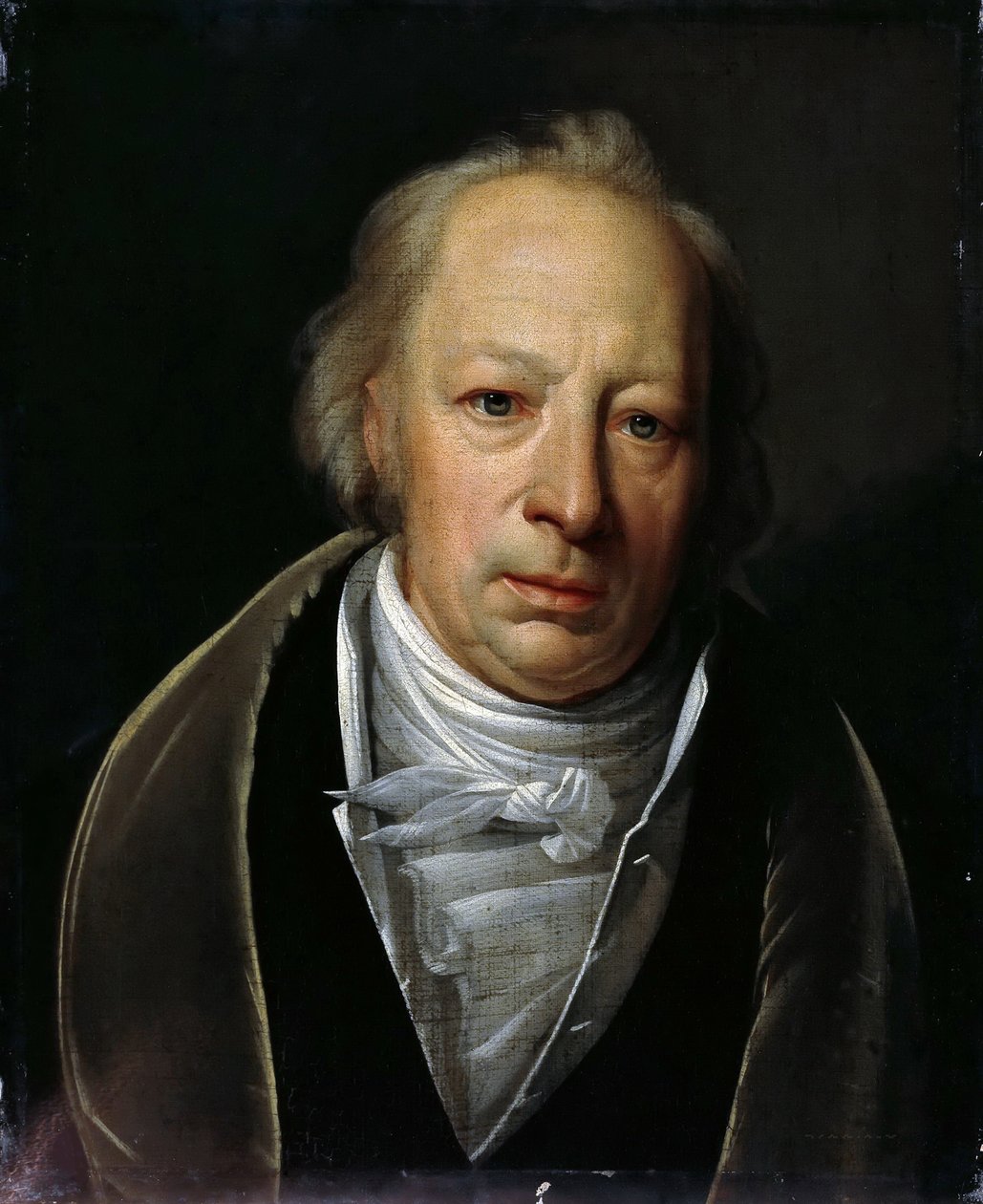Portrett av Friedrich August Wolf 1759-1824, 1823. av Johann Eduard Wolff