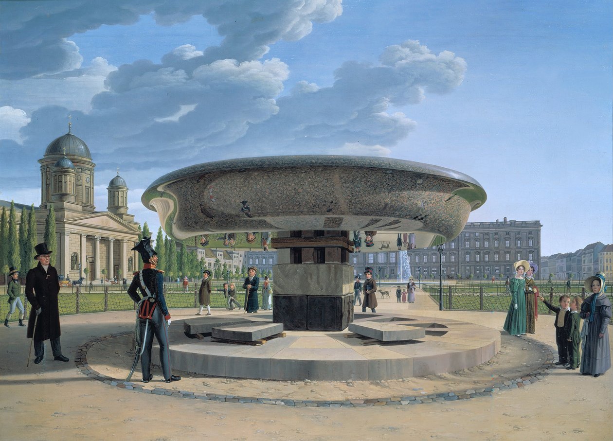 Granittfatet i Berlin Lustgarten, 1831 av Johann Erdmann Hummel