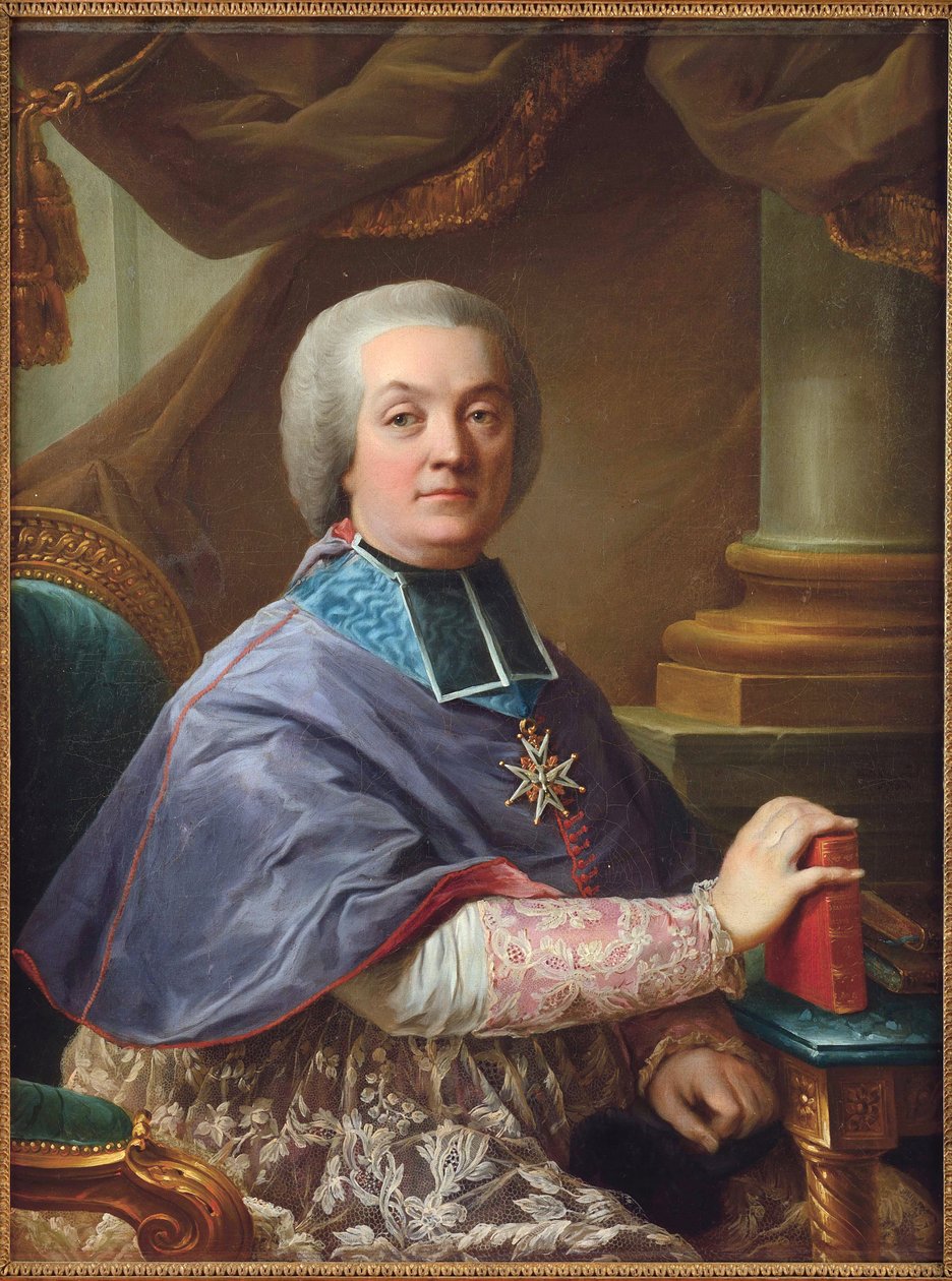 Armand de Roquelaure - Jean-Armand (Jean Armand) de Bessuejouls Roquelaure (1721-1818), av Heinsius, Johann Ernst (1731-1794). Olje på lerret av Johann Ernst Heinsius