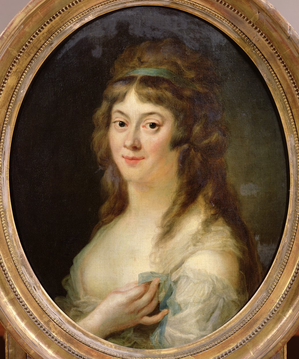 Madame Jeanne-Marie Roland de la Platiere (nee Philippon) (1756-93) 1792 av Johann Ernst Heinsius