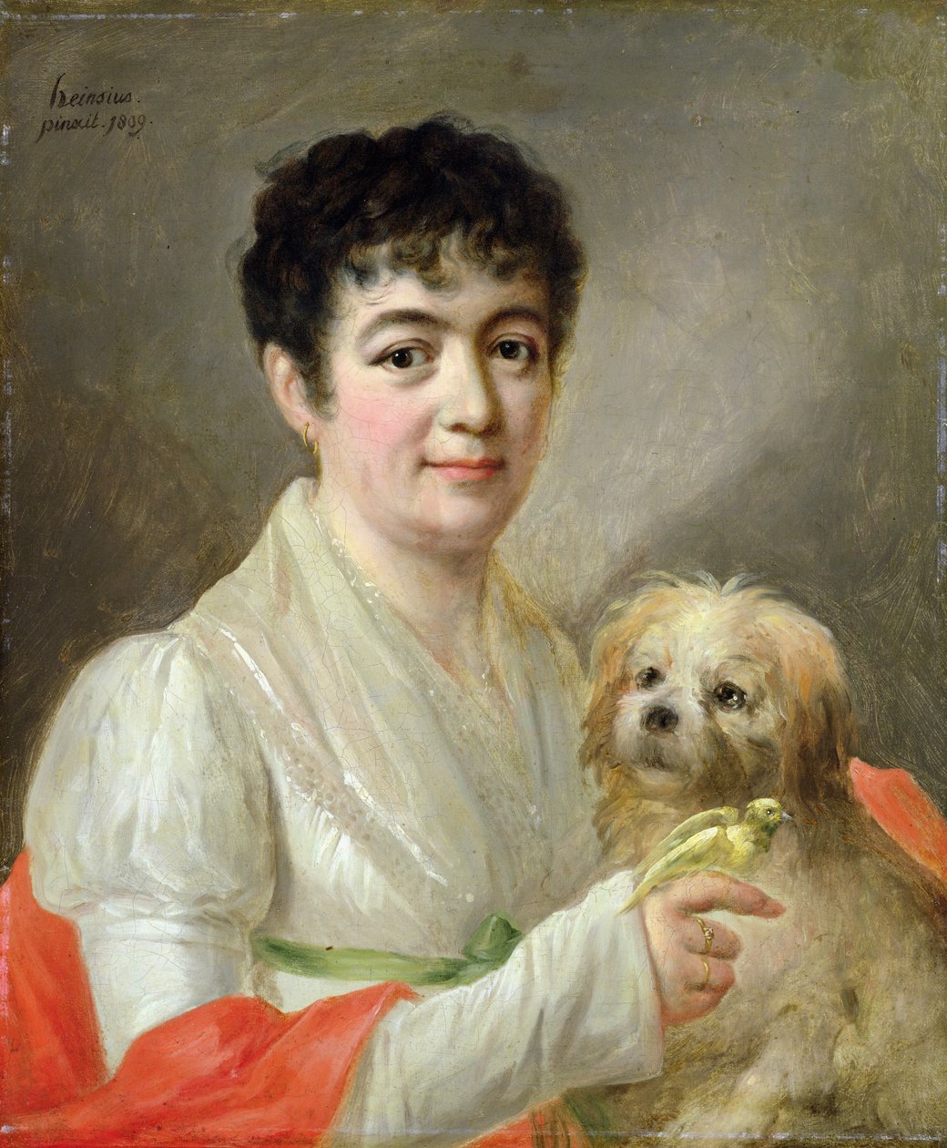 Portrett av en ukjent kvinne, 1809 av Johann Ernst Heinsius
