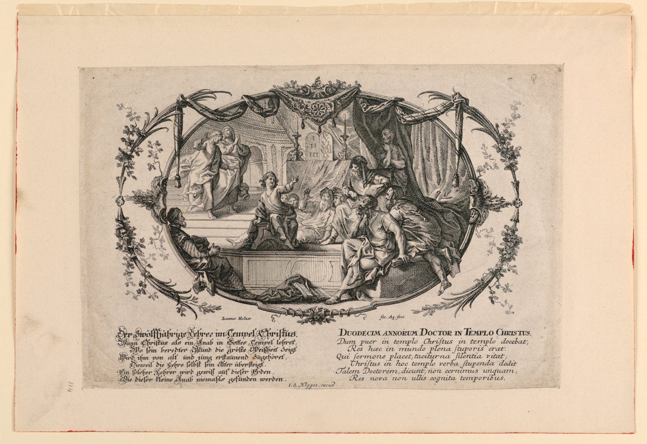 Tolv år som lege i Kristi tempel av Johann Evangelist Holzer