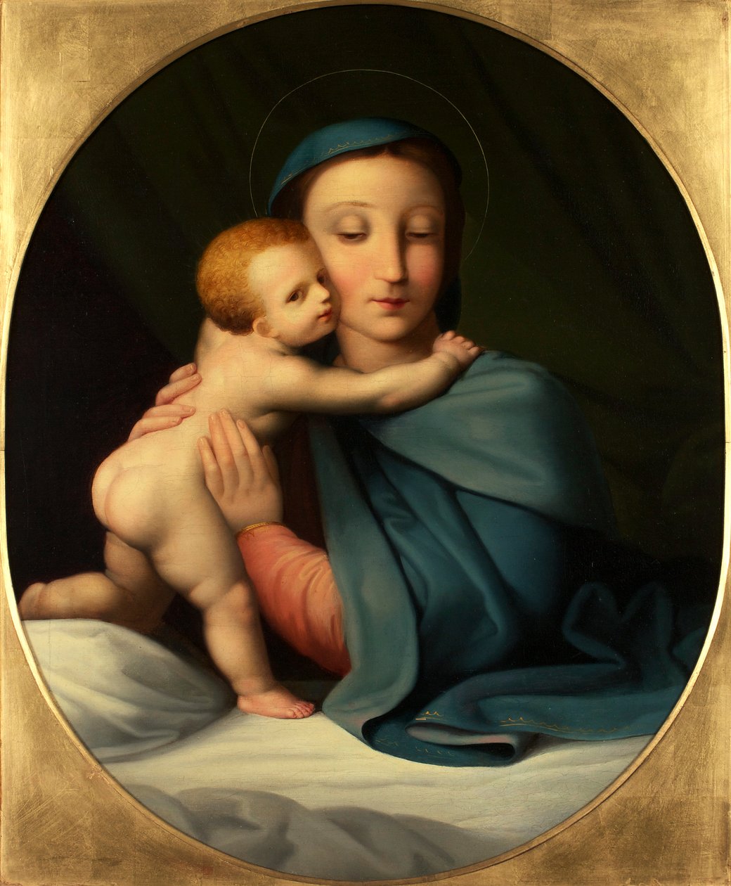 Madonna og barn av Johann Evangelist Scheffer von Leonhardshoff