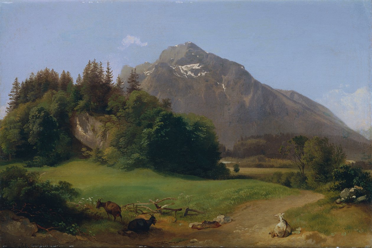 nær Salzburg av Johann Fischbach
