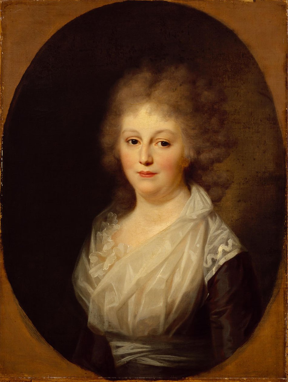 Agnes Maria Dedel (1767-1827) av Johann Friedrich August Tischbein